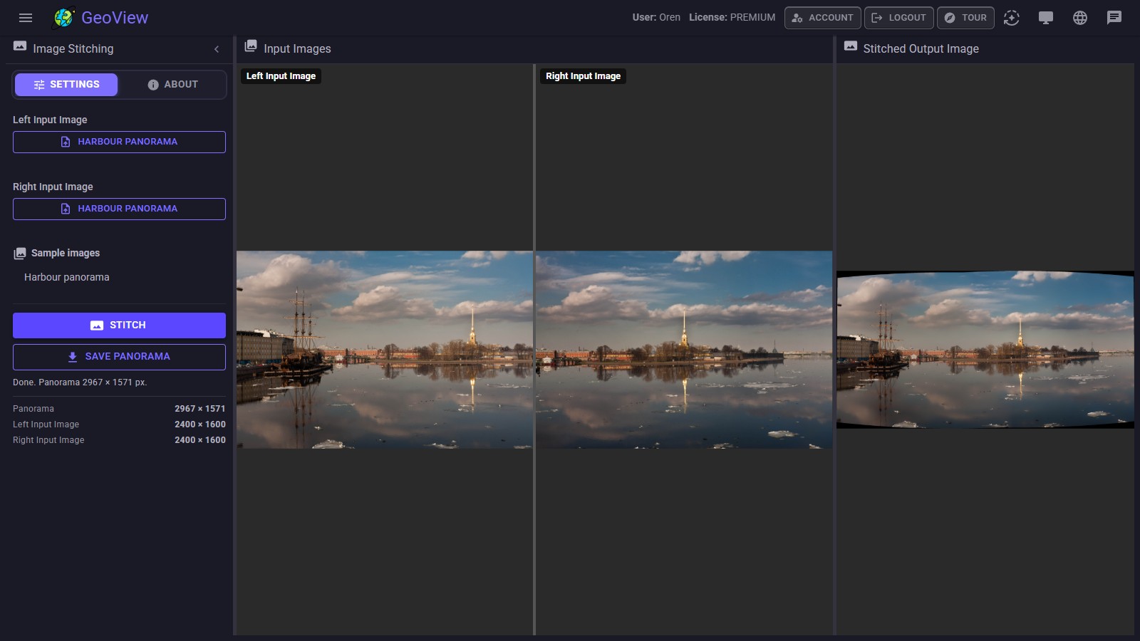 Panorama Stitching