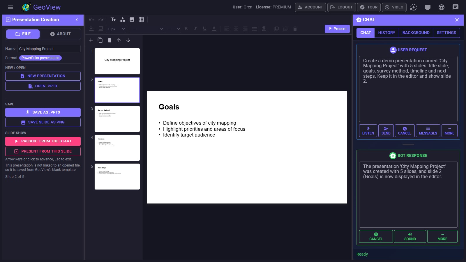 Presentation Creation